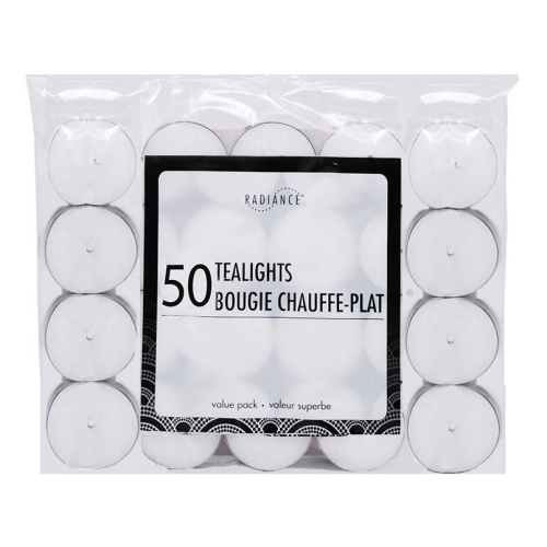RADIANCE 50PK WHITE TLITE-9GM BAGGED 3 HOURS (promo)