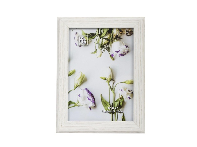 KG Winsor 5X7 Frame WEATHERED WHITE WOOD EFFECT (AZ) \