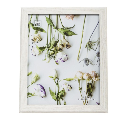 KG Winsor 8X10 Frame WEATHERED WHITE WOOD EFFECT (AZ) 