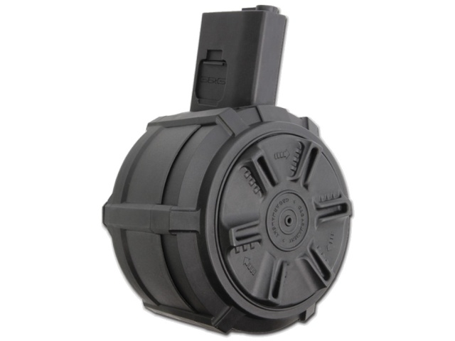 M4 Drum Magazine 1,500 Rd Auto Winding w/ LiPo Battery