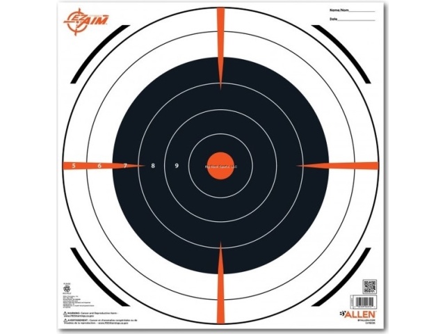 Paper Target 12 EZ Aim Bullseye 13Pk Allen\