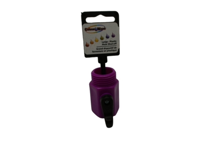 Large Plastic Hose Shut Off Colour Wave (or 3/$9.99)