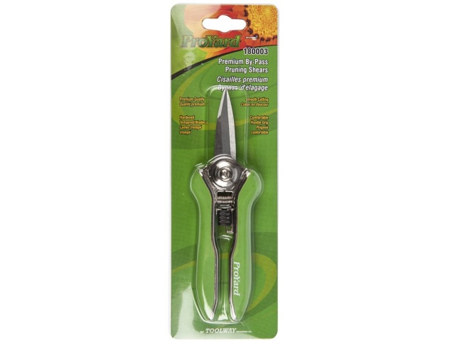 Pruner Trimmer Stainless Steel Straight Cutting Blade Comfort Grip