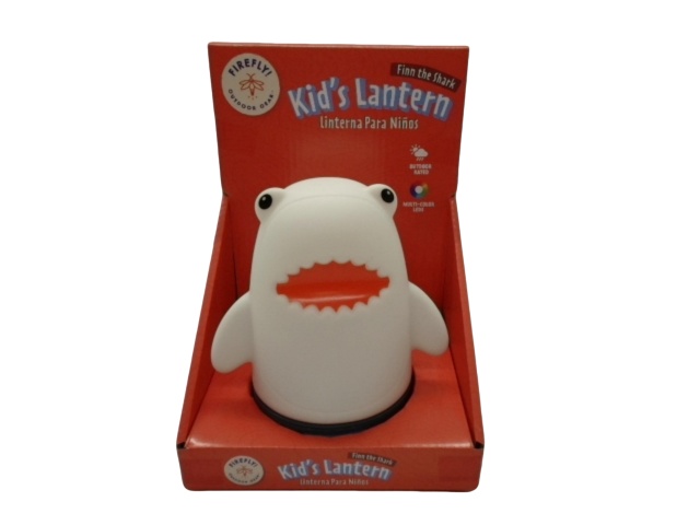 Finn The Shark Kid\'s Lantern Multi Color LED Outdoor Rated