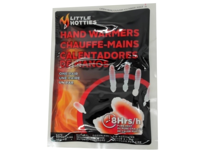 Hand Warmers Little Hotties 8hrs Pure Heat  $27.99/case