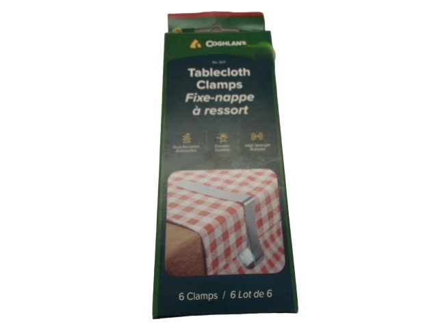 Table cloth clamps 6pc