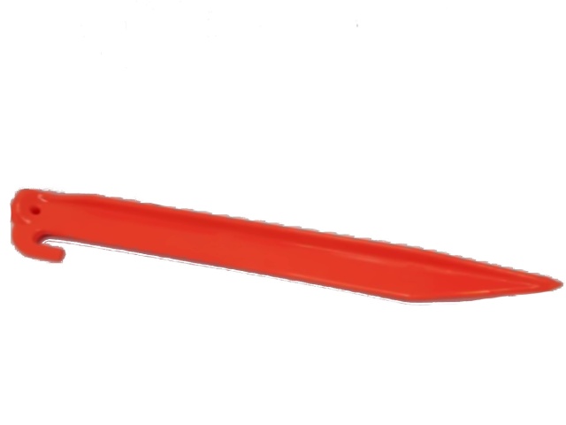 Tent Peg 9 Orange ABS Plastic\