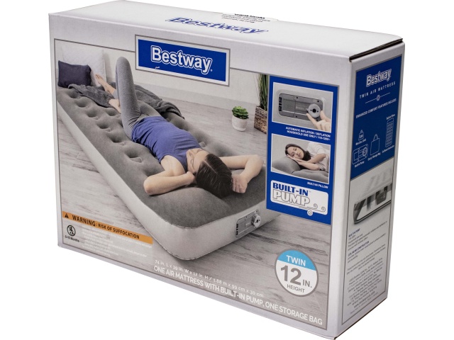 Twin Air Mattress With Pump Bestway ()