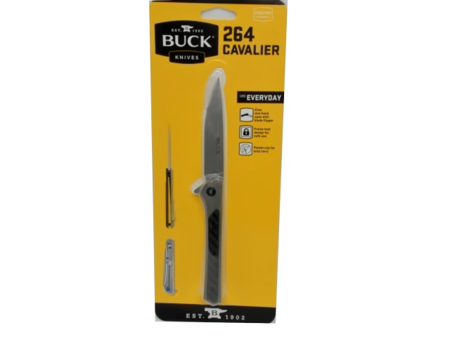Buck Knife 264 Cavalier 1 Hand Open Flip