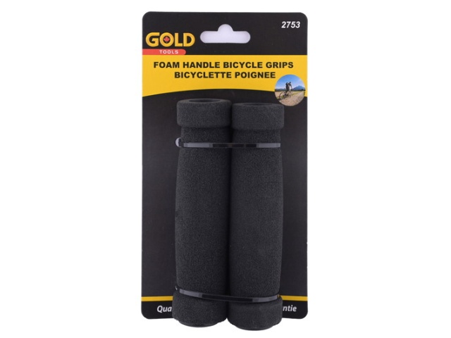 Foam handle bicycle grips - set of 2