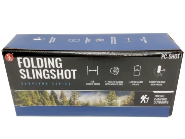 Folding Slingshot 4 Handle w/Molded Grip 10.5\