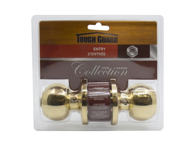 entry lock polished brass