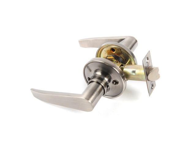 lever passage pewter door lock