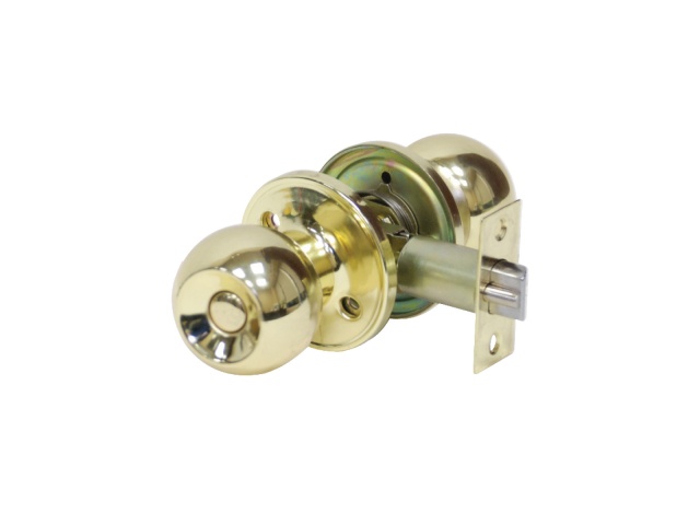 privacy lock polished brass