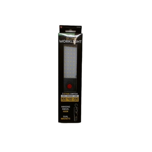 Slim Worklight 10 Rechargeable w/Hook & Magnets 3 Stage