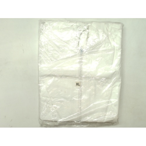 Coverall Disposable XL White w/Hood