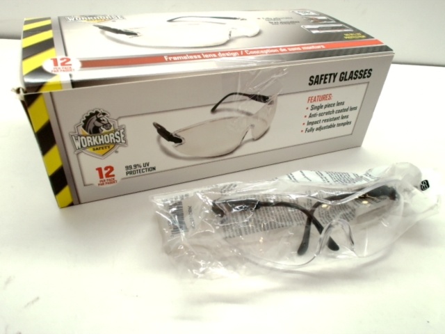 Safety Glasses Clear Lens WorkHorse