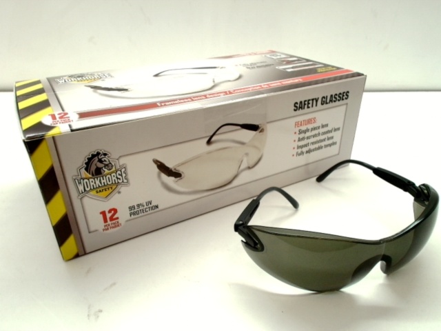 Safety Glasses Smoked Lens WorkHorse