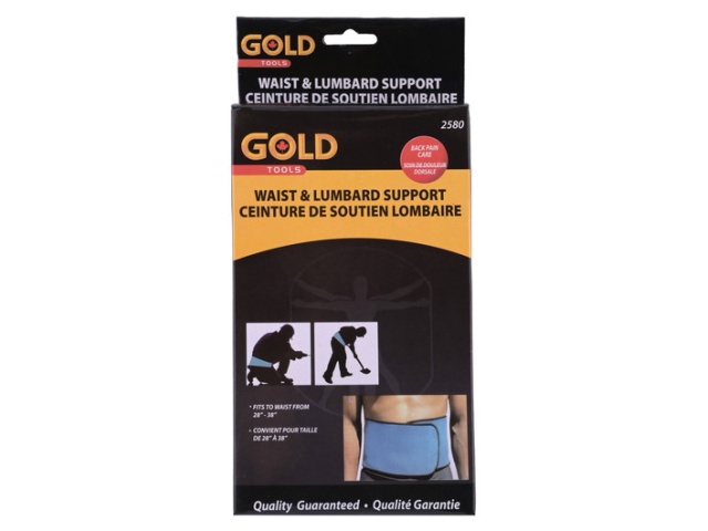 Support for waist and lumbard 28 to 38 inch