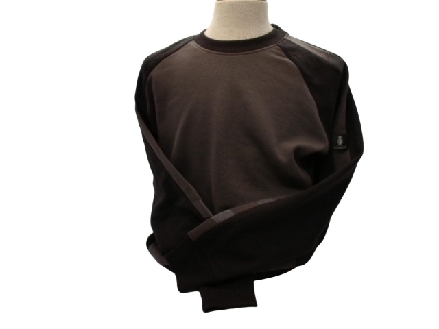 Sweatshirt Men\'s Two Tone Black/Grey Mascot Workwear Ass\'t Sizes