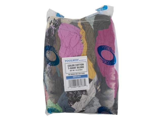 Bag of coloured rags 10 lb
