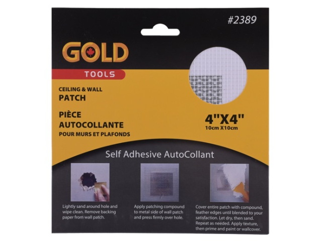 Ceiling and wall patch 4x4 inch 10x10cm self adhesive