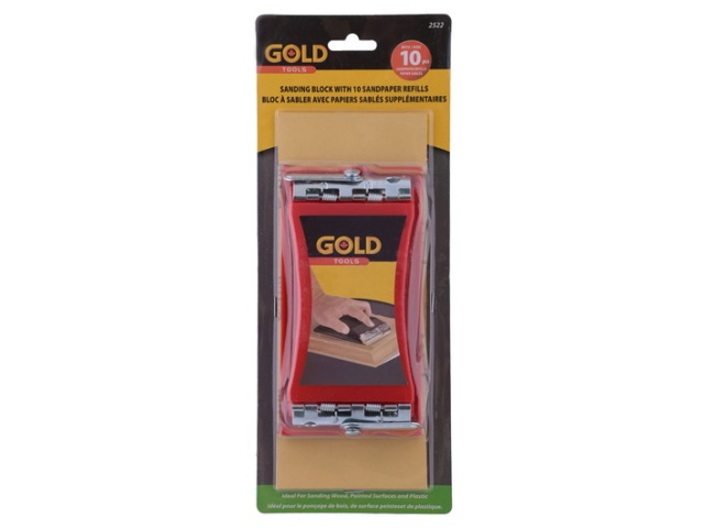 sanding block with 10 pc sandpaper
