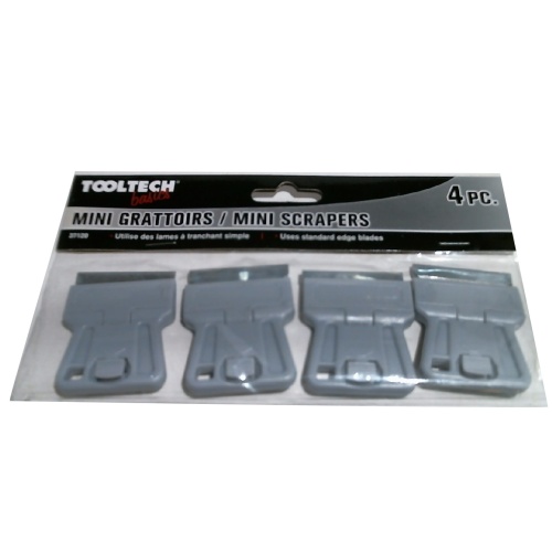 Scrapers 4 pc mini uses standard edge blades