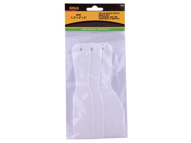 Set Putty Knife 3pc. White