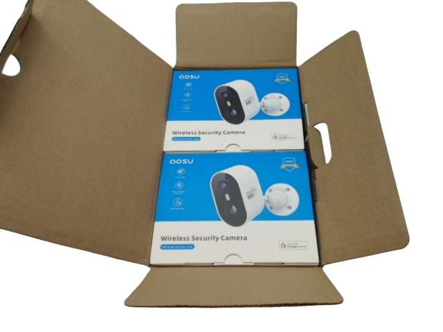 2K Wireless Security Camera 2pk. Aosu (or $49.99ea.)