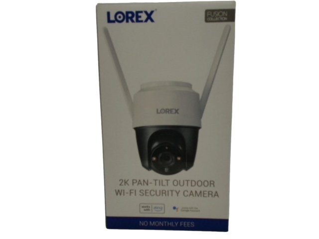 Lorex 2K pan-tilt outdoor wifi security camera - works with Google and Alexa