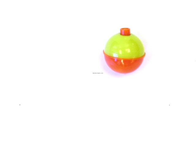 Eagle Claw 07122-004 Snap-on Round Float Orange/Yellow 1-1/2 Bulk 50Bg\