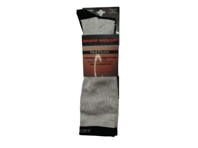 Cut Resistant Socks Silver Size 5-7 True Touch Sher-wood (or 3/$4.99)