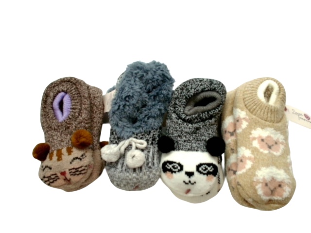 Slipper Socks Secret Treasures Assorted Ladies Size 4-10 - each sold individually