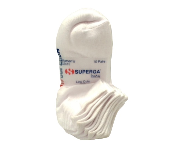Socks Women\'s Low Cut 10pk. Superga Size 9-11