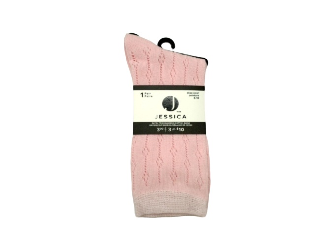 Women\'s Jessica Socks Pink Rayon From Bamboo (or 3/$4.99)