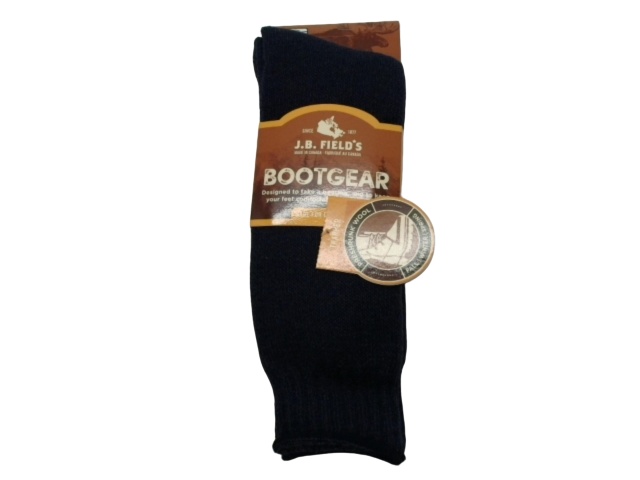 Work Socks Men\'s Bootgear Trapper Navy Preshrunk Wool J.b. Field\'s