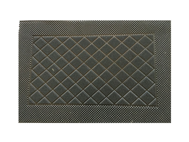 Rubber pin mat, diamond pattern 15.75 x 23.6 inch