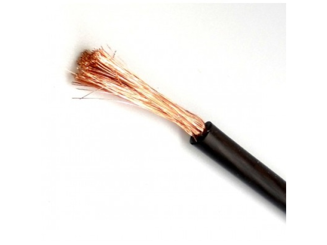 Power wire 10 gauge black 250 foot roll sold by the foot