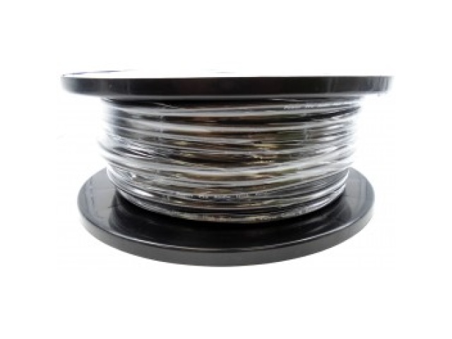 Power wire 8 gauge black 200 foot roll sold by the foot