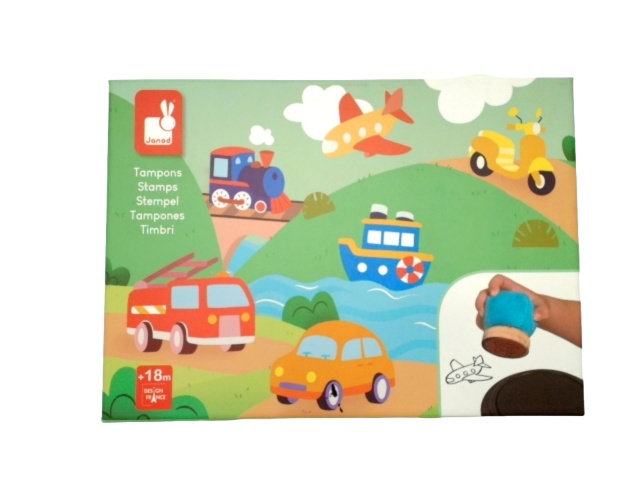 Fabric Stamps Vehicles 6pk. Assorted - each sold individually