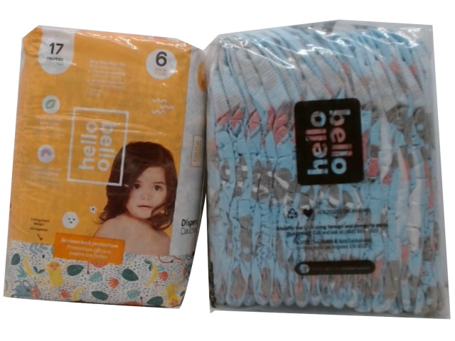 Diapers Size 6 Assorted Packs (or 2/$8.99)