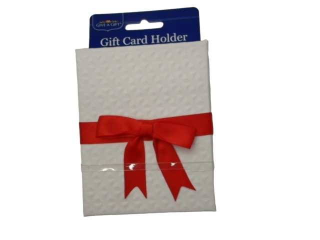 Gift Card Holder Assorted Xmas Give A Gift - each sold individually