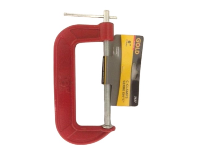 C clamp red 6 inch