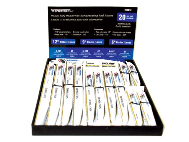Recip/DEMO saw blades 6 9 and 12 inch -120 pcs sold individually