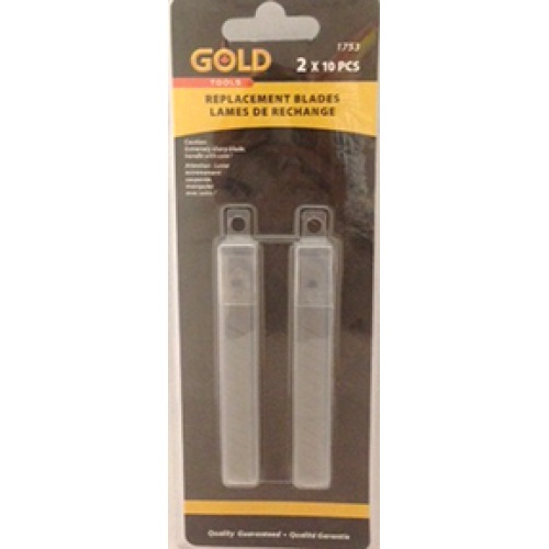 Replacement blades 2 pack - 10 pc per pack - 9mm blades
