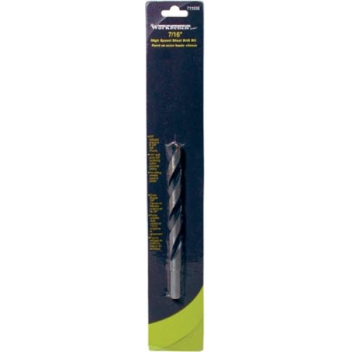Drill bit HSS 7/16 inch 3/8 inch shank