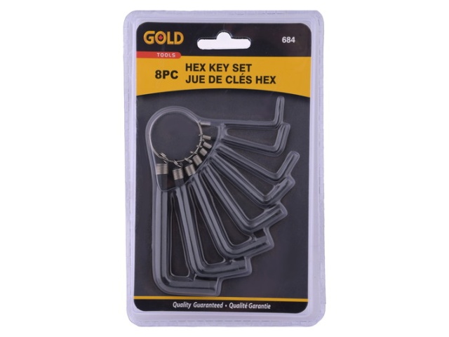Set Hex Key 8pc. 1.5mm To 6mm