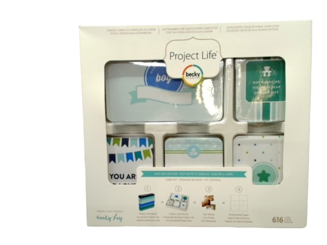 Core Kit Baby Boy Edition 616 Cards Project Life