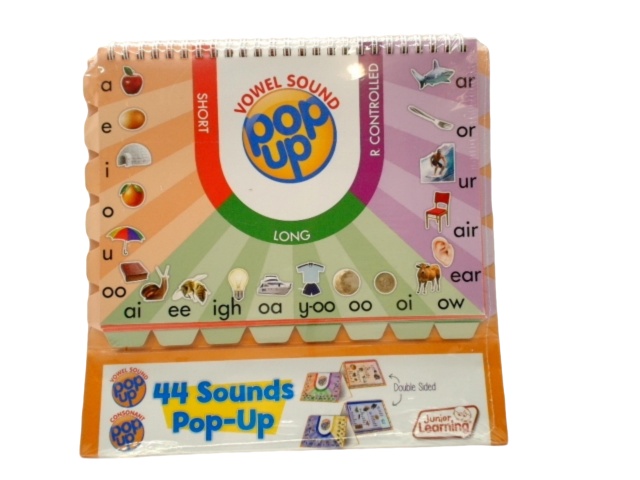 Book Vowel Sounds Pop Up 44 Sounds Junior Learning